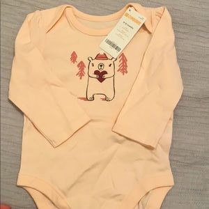 Gymboree pink long sleeve onsie
